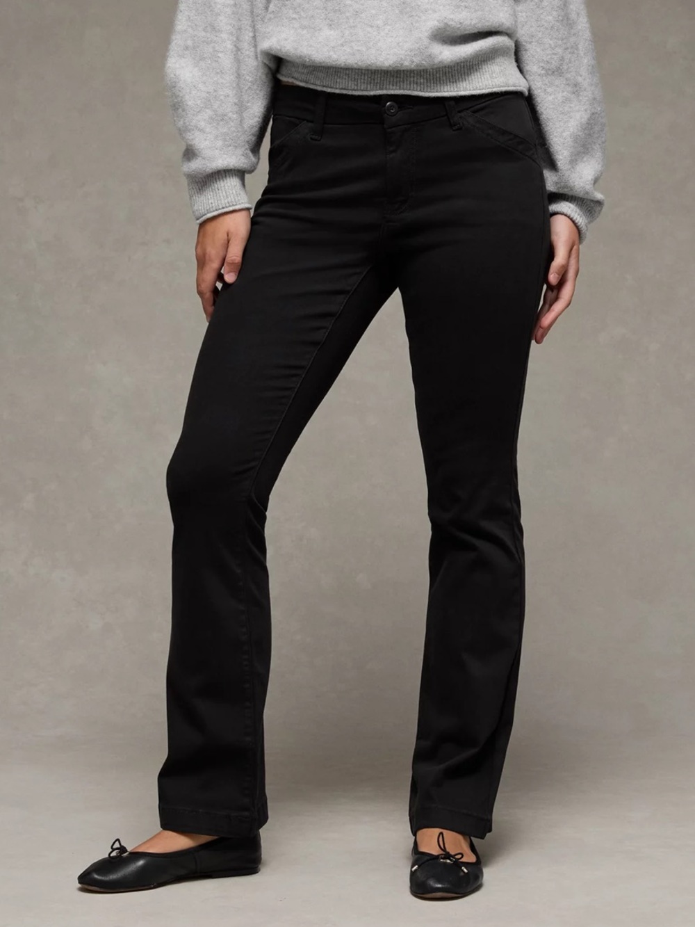American Eagle Outfitters Black Women’s Bootcut Jeans Size 10 X SHORT